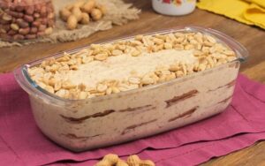 Pave de amendoim diet