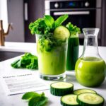 Suco Verde de Pepino e Limão